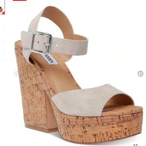 NEW Steve Madden Jess Cork Wedge